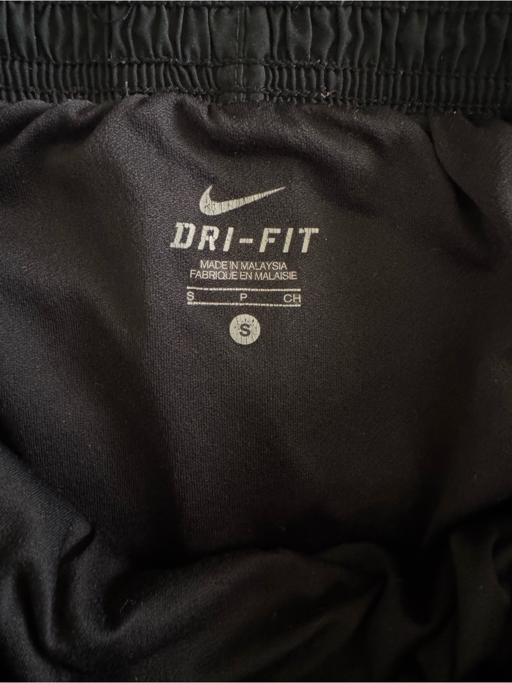 Nike Dri-FIT Tempo Running Shorts Small Black and Bright Blue Athletic Workout - Picture 3 of 3